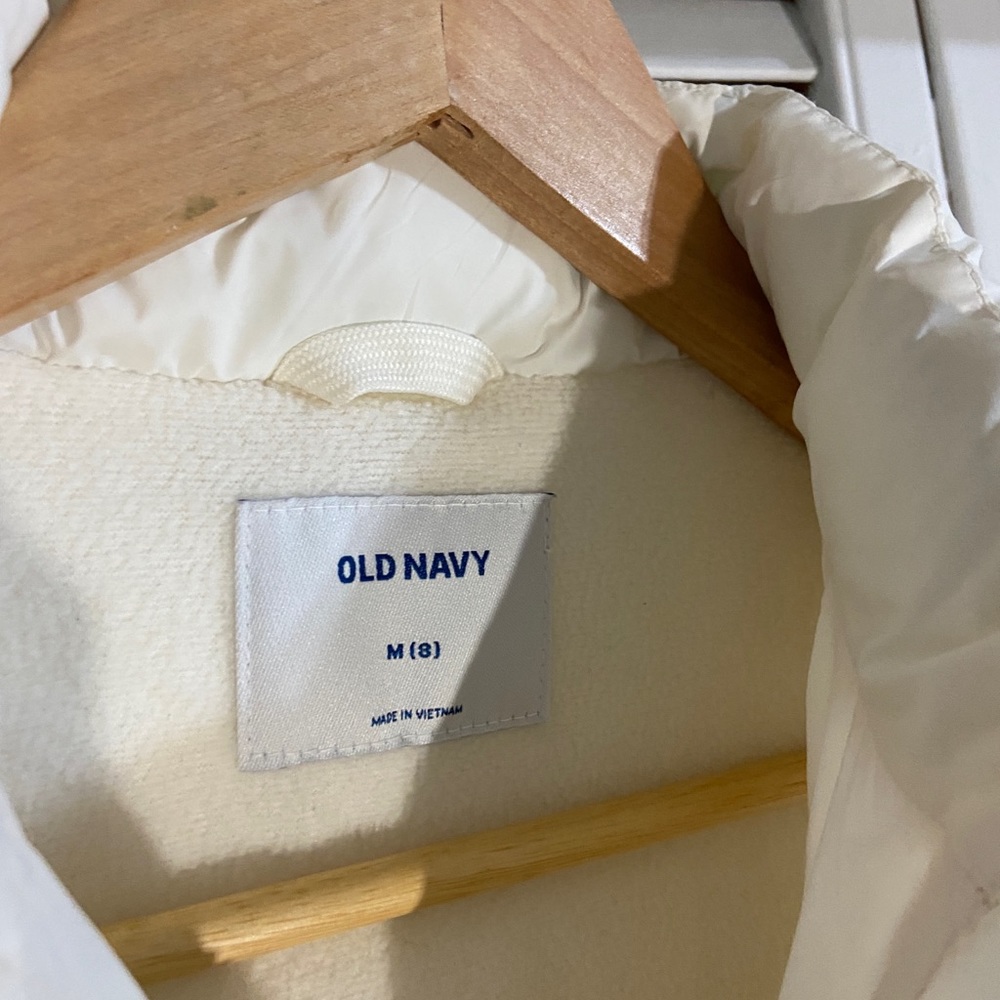 Creamy white old navy vest